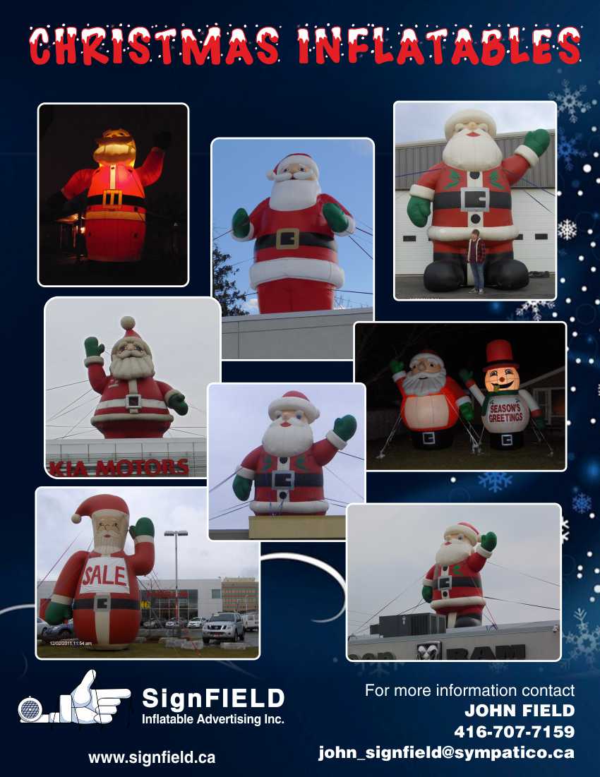 Christma Santa Clause Inflatable